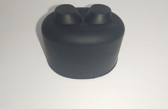Bộ phận cao su silicon màu đen Tay cầm cao su hình trụ Tay áo 1 * 25mm